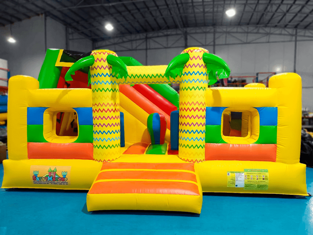 Коммерческий надувной батут «Тропикано», 5*3,7*2,8 м.