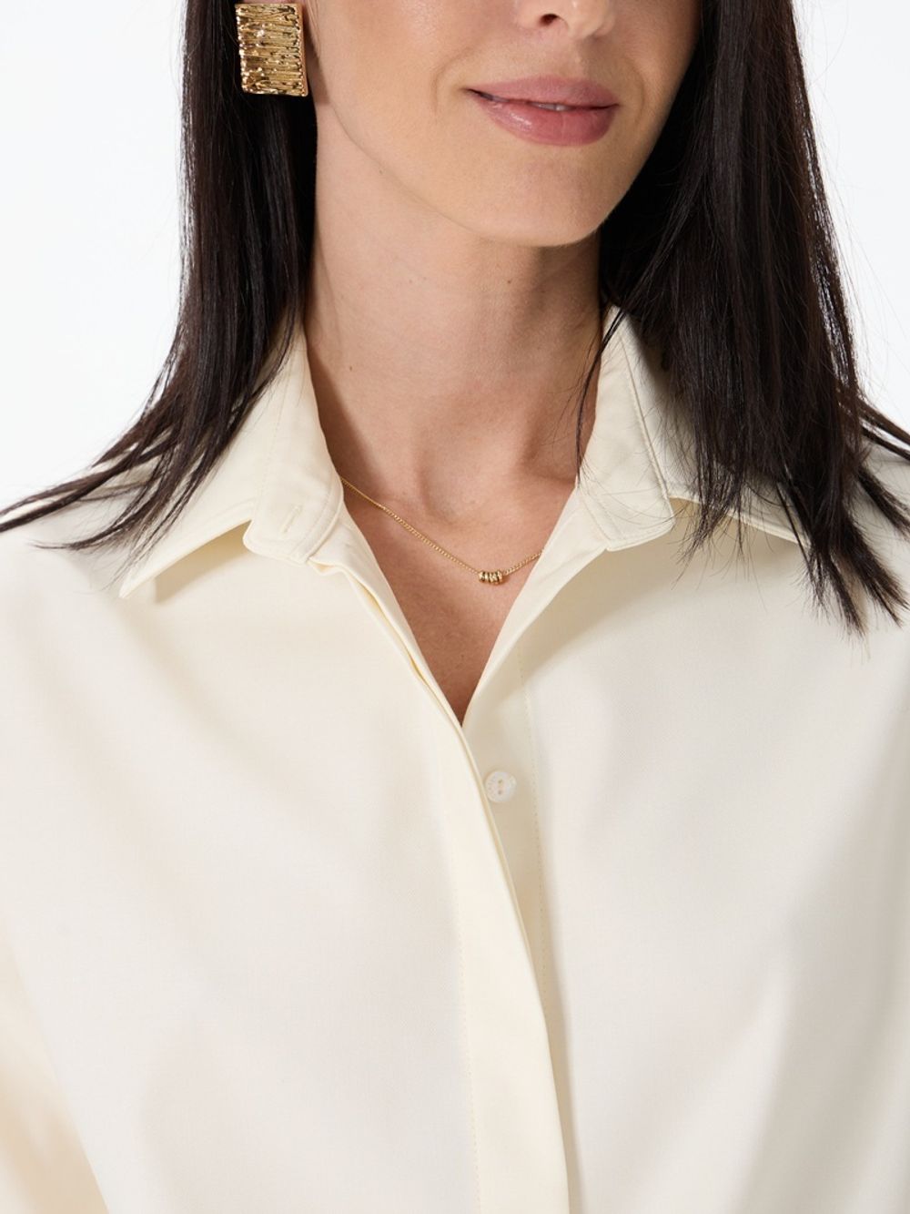 Рубашка Хельсинки молочная смесовая шерсть