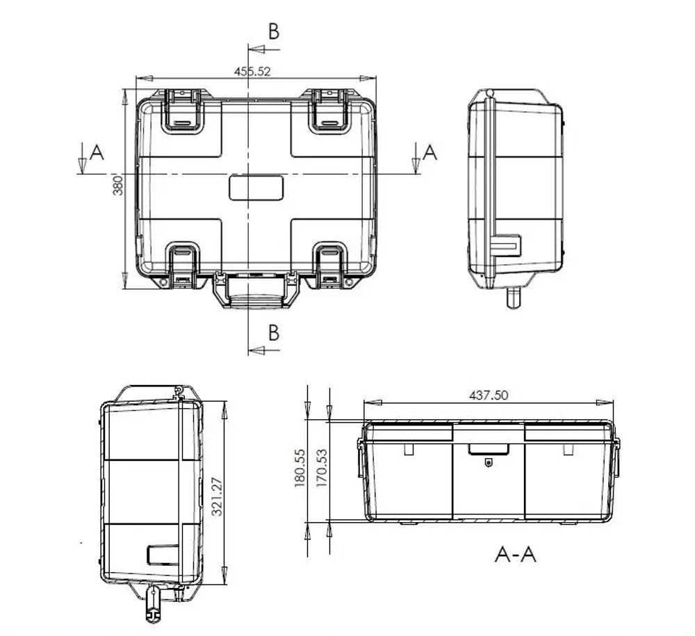 Защитный кейс Andbao SZ-4417