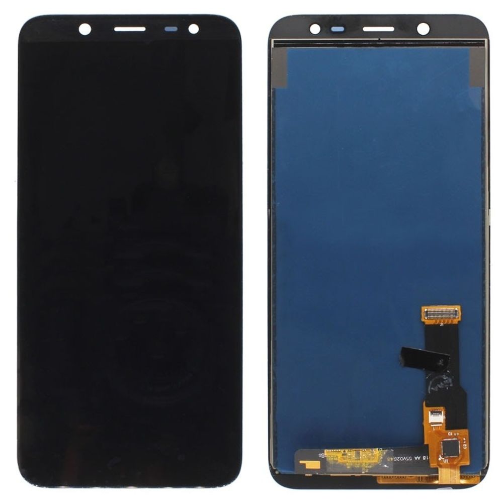 Дисплей для Samsung J600F (J6 2018) в сборе с тачскрином Черный - (In-Cell)