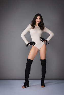 Боди укороченное бежевое 09-02-21SS