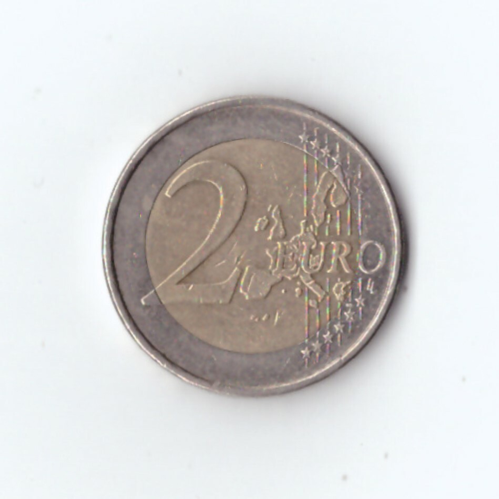 2 евро 2002 год Германия Федеральный орел (двор F) VF