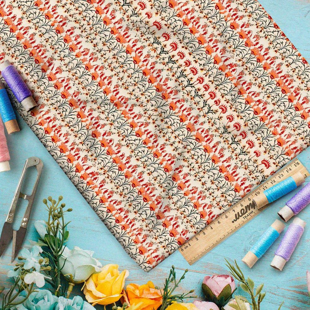 Ткань премиум дюспо пламенный балет