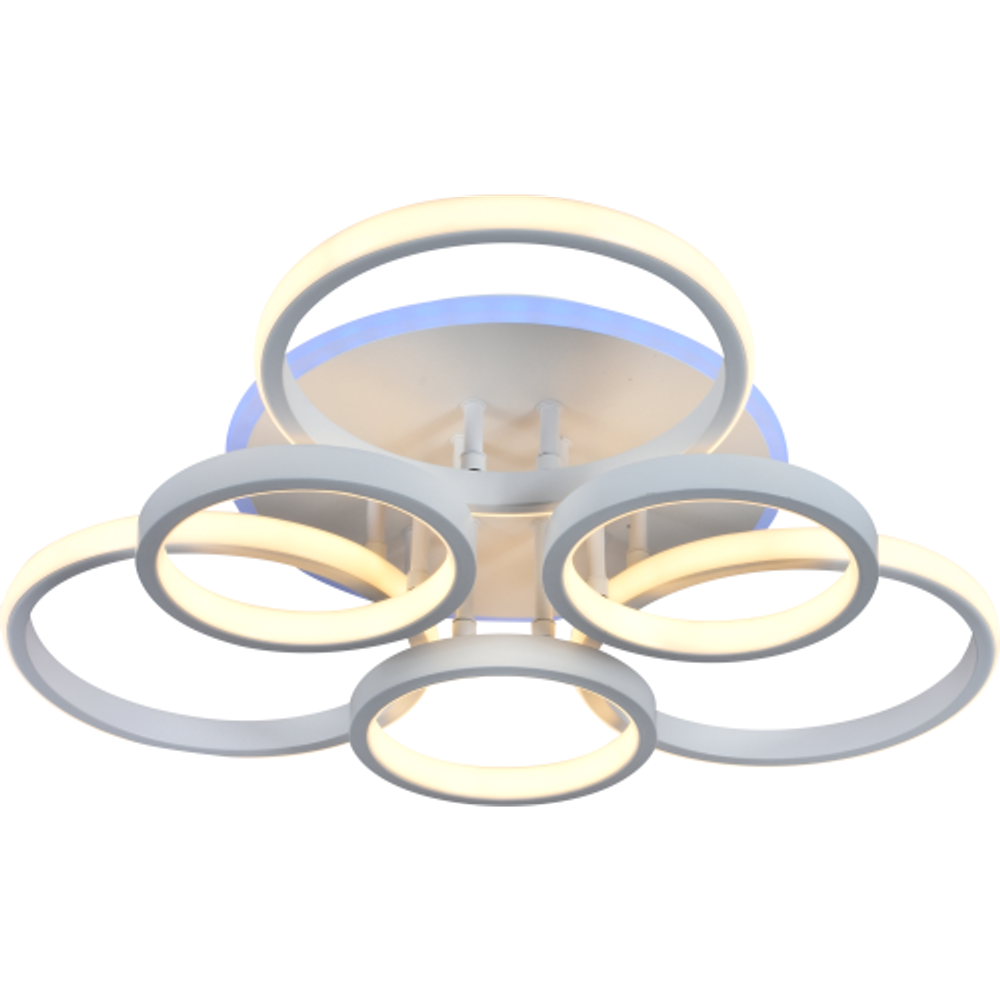 Светильник потолочный светодиодный Rivoli Paula 6088-106 с пультом 138 Вт + 8 Вт 4000К - 6000К LED модерн | Интерьерные светодиодные светильники