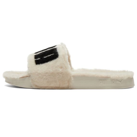 Puma Leadcat 2.0 Fuzz Slide 'Eggnog Black'