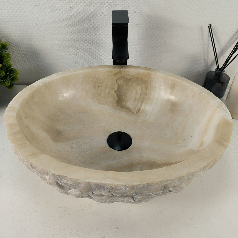 Раковина из оникса Erozy White EO-64366 51*42*15 0213