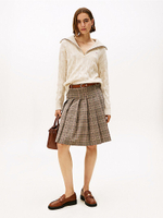Женская плиссированная юбка Core Check - TOMMY HILFIGER