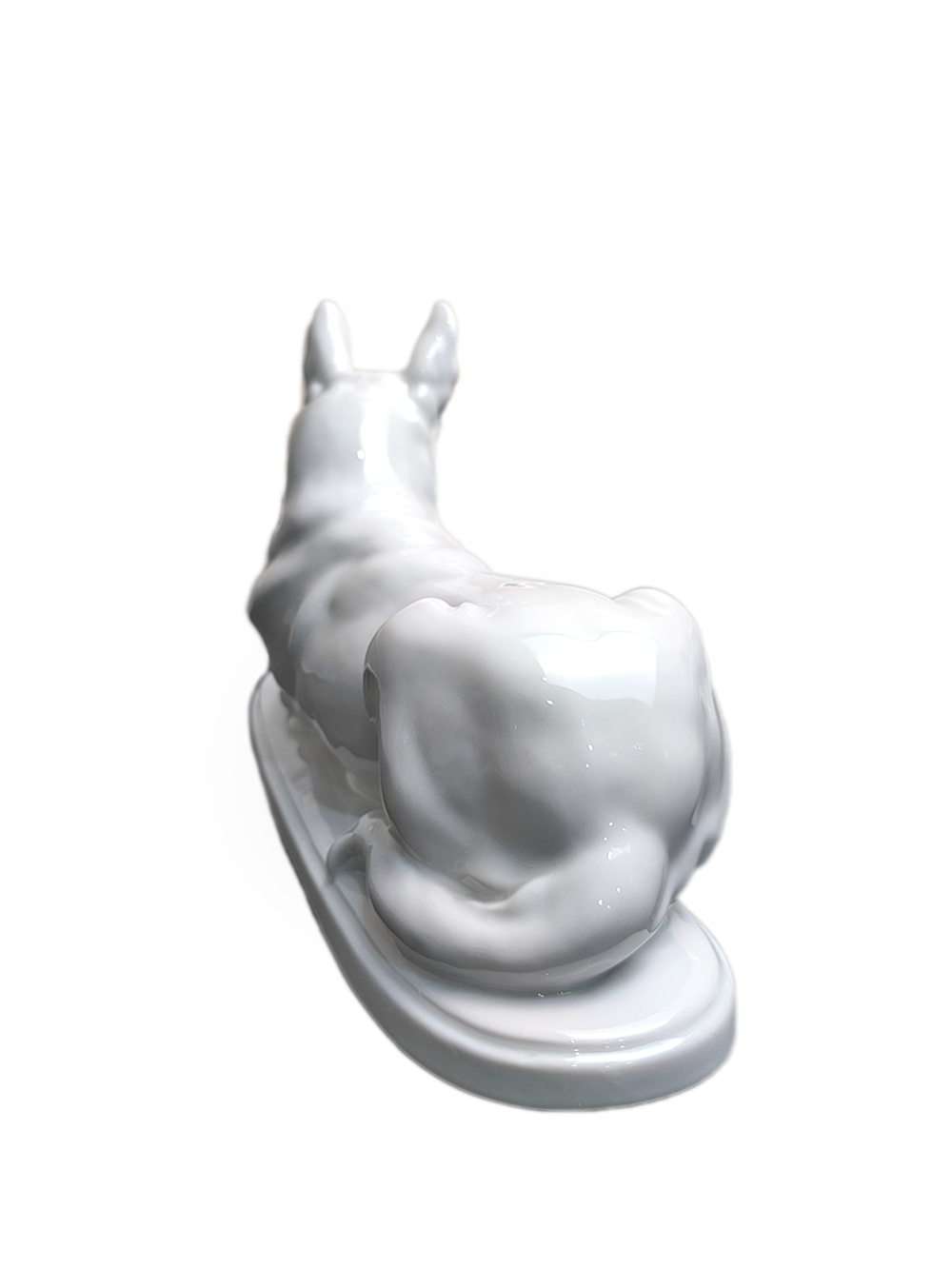 &&& Фарфоровая статуэтка "Немецкая овчарка" (большая) ЛФЗ