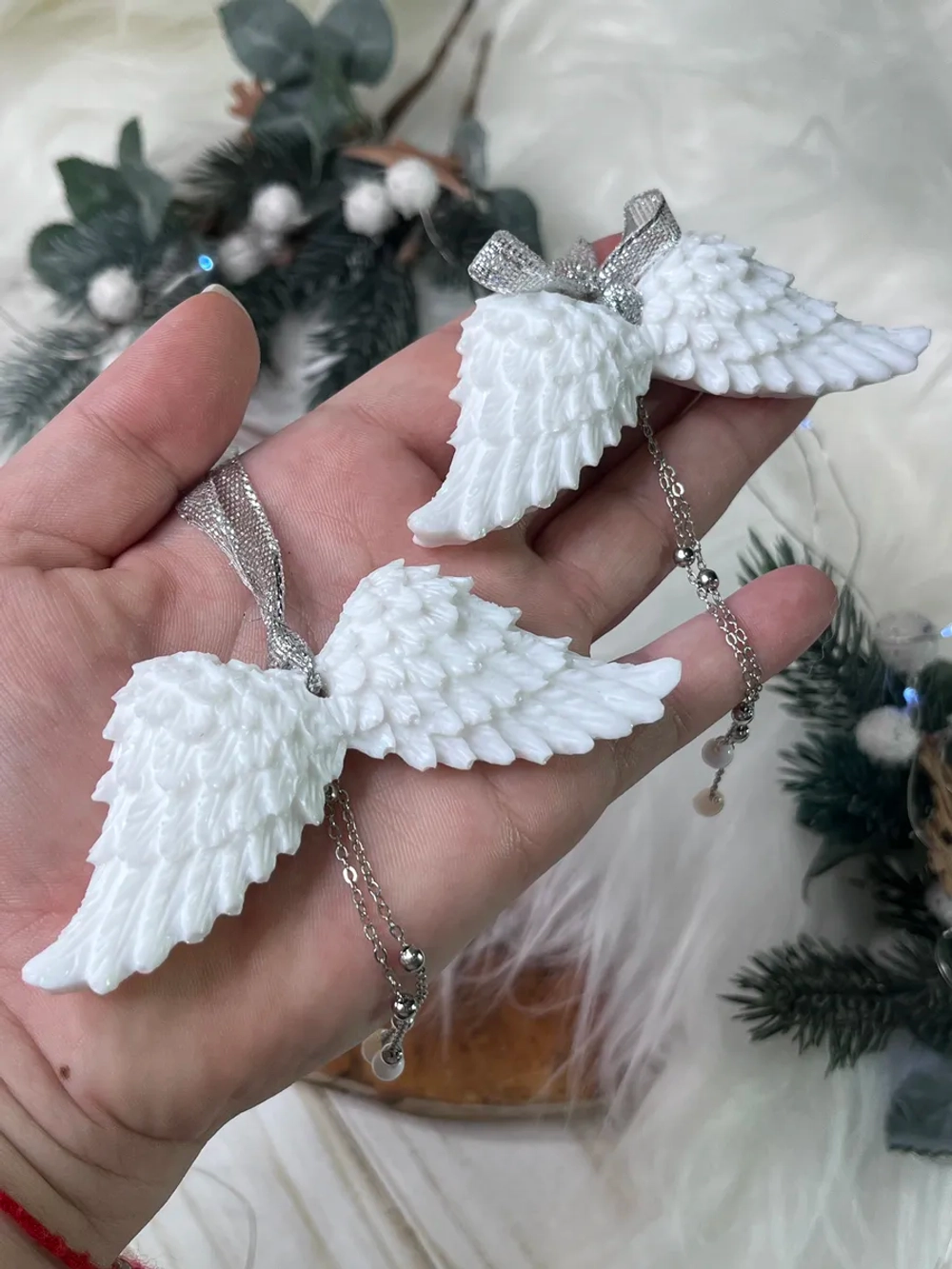 Новогодняя елочная игрушка Крылья