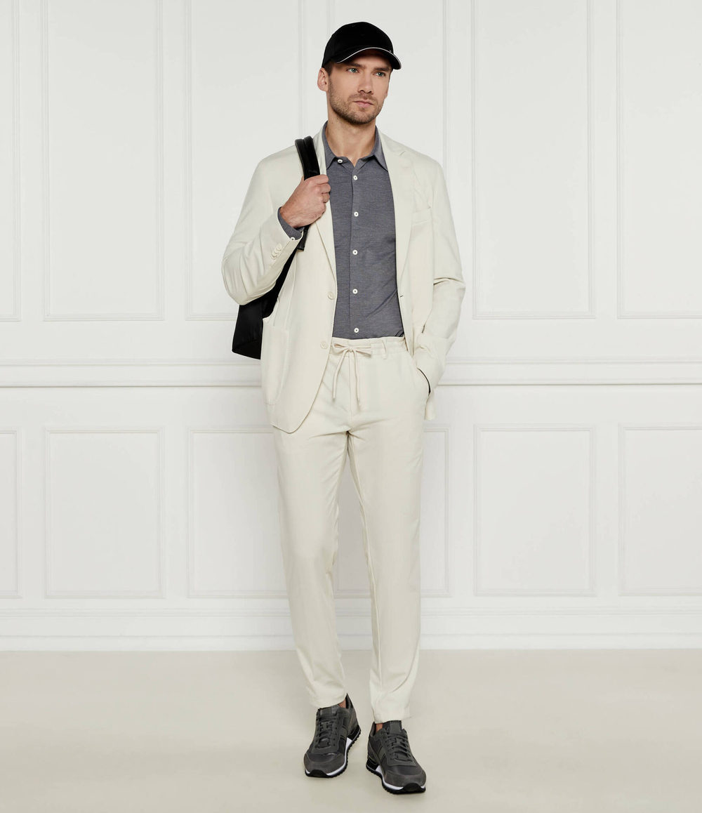 Брюки P-Genius-J-RDS-WG244 BOSS BLACK - кремовый(50530652)