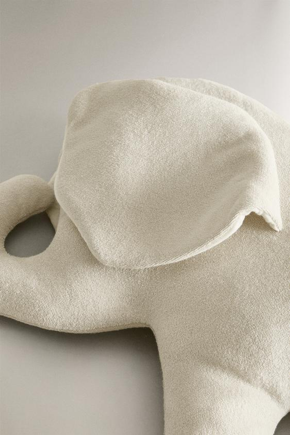 ZARA HOME ДЕТСКАЯ ПОДУШКА-СЛОНИК, СЕРЫЙ