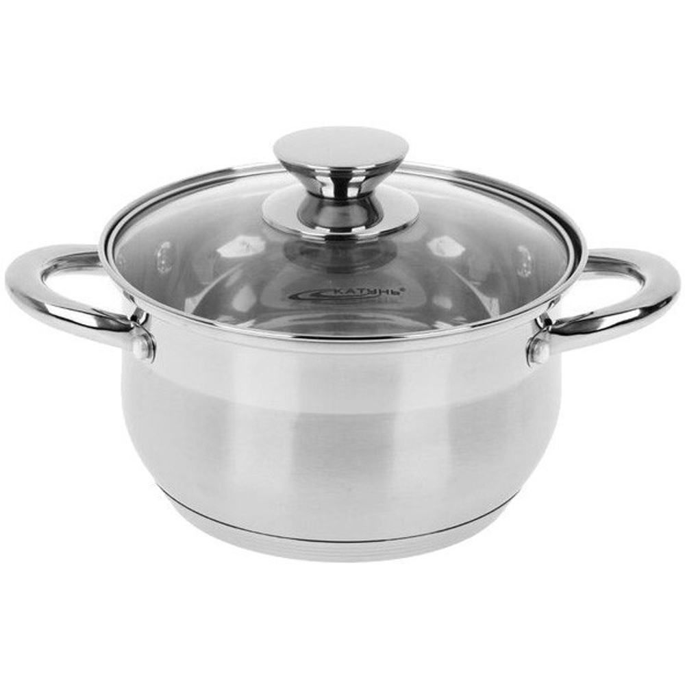 Кастрюля из нержавеющей стали 2,5л «Диана» Катунь