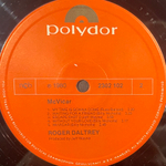 Виниловая пластинка Roger Daltrey ‎– McVicar LP