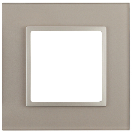 14-5101-04 ЭРА Рамка на 1 пост, стекло, Эра Elegance, шампань+шамп