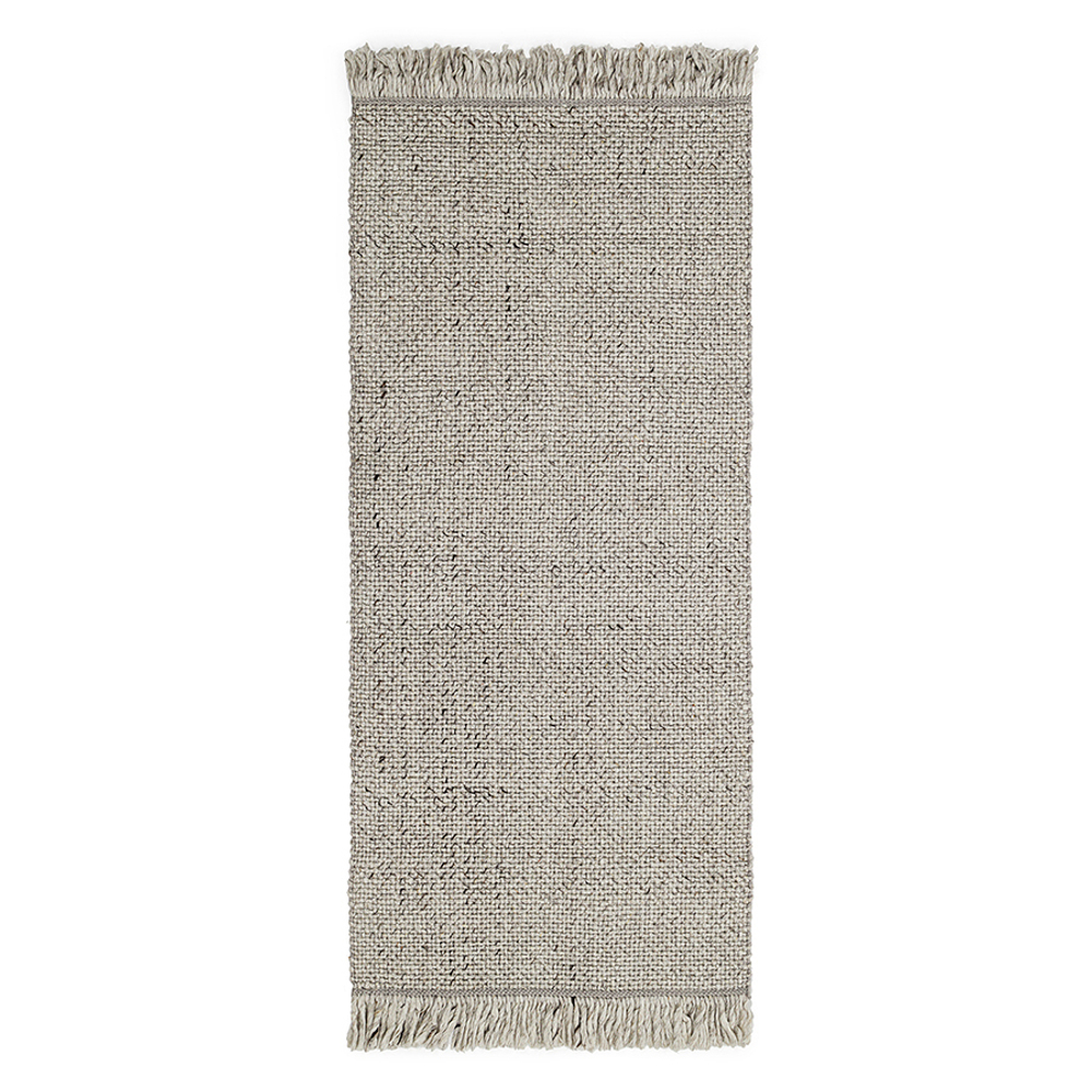 Ковер светло-серого цвета из коллекции Ethnic, 70х160 см