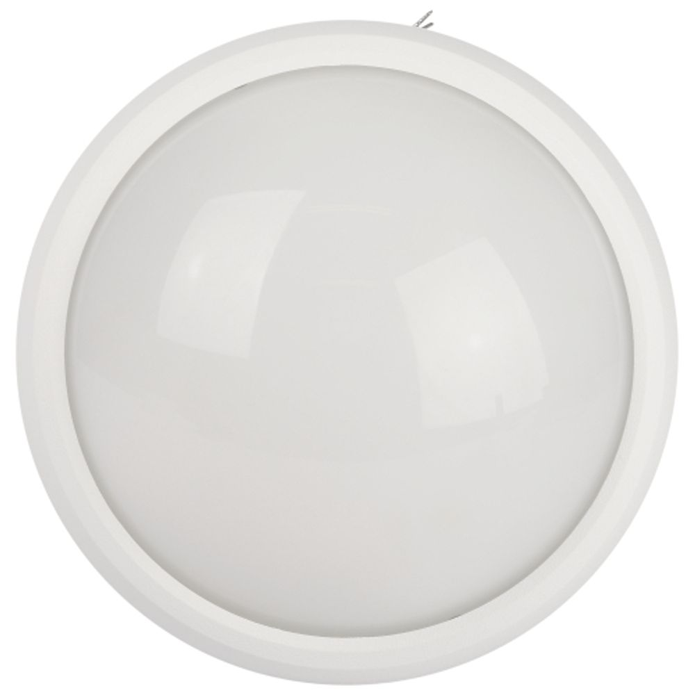 Светильник ЖКХ светодиодный ЭРА SPB-1-12 (W) P54 12Вт 960Лм 4000К D180 КРУГ IK08 антивандальный | Светильники ЖКХ IP54