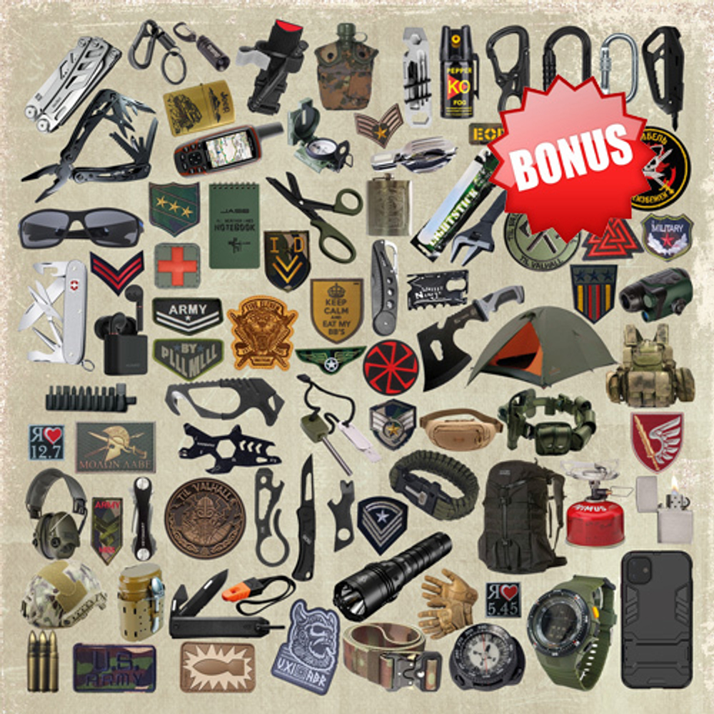 Набор скрапбумаги Military style 30,5x30,5 см 10 листов