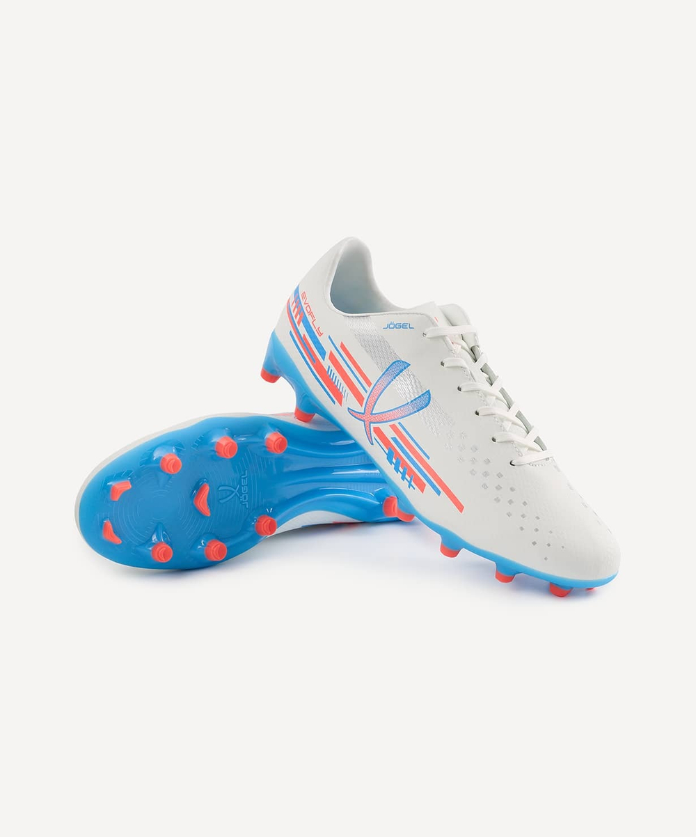Бутсы футбольные Evofly FG Talant White/blue