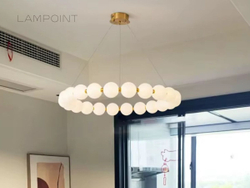 Люстра подвесная светильник светодиодный LED для кухни, гостиной, зала и детской, 60 см