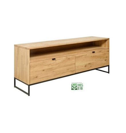 Тумба под ТВ из массива дуба Бруклин-2