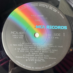 Винтажная виниловая пластинка LP Cher Half Breed (Japan 1973) (No Obi) My Love