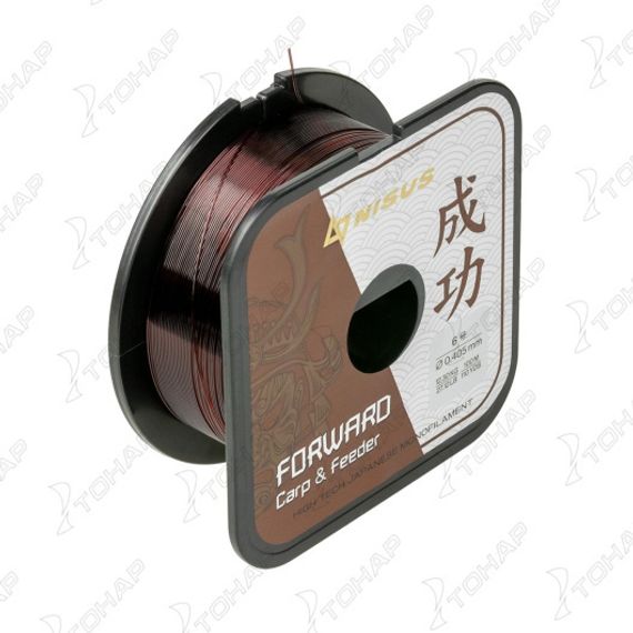 Леска FORWARD Carp & Feeder brown 0,405mm/100m Nylon (N-FСF-0405-100) Nisus