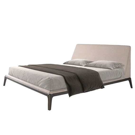 Кровать Angel Cerda 7155 из серой ткани