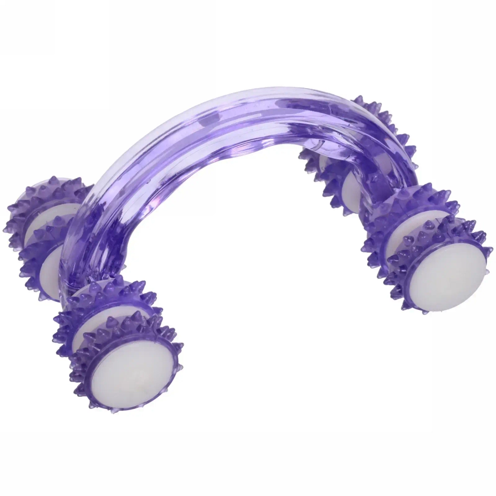 Массажер для тела роликовый «Дуга - Indigo» 13*9*7 см, фиолетовый