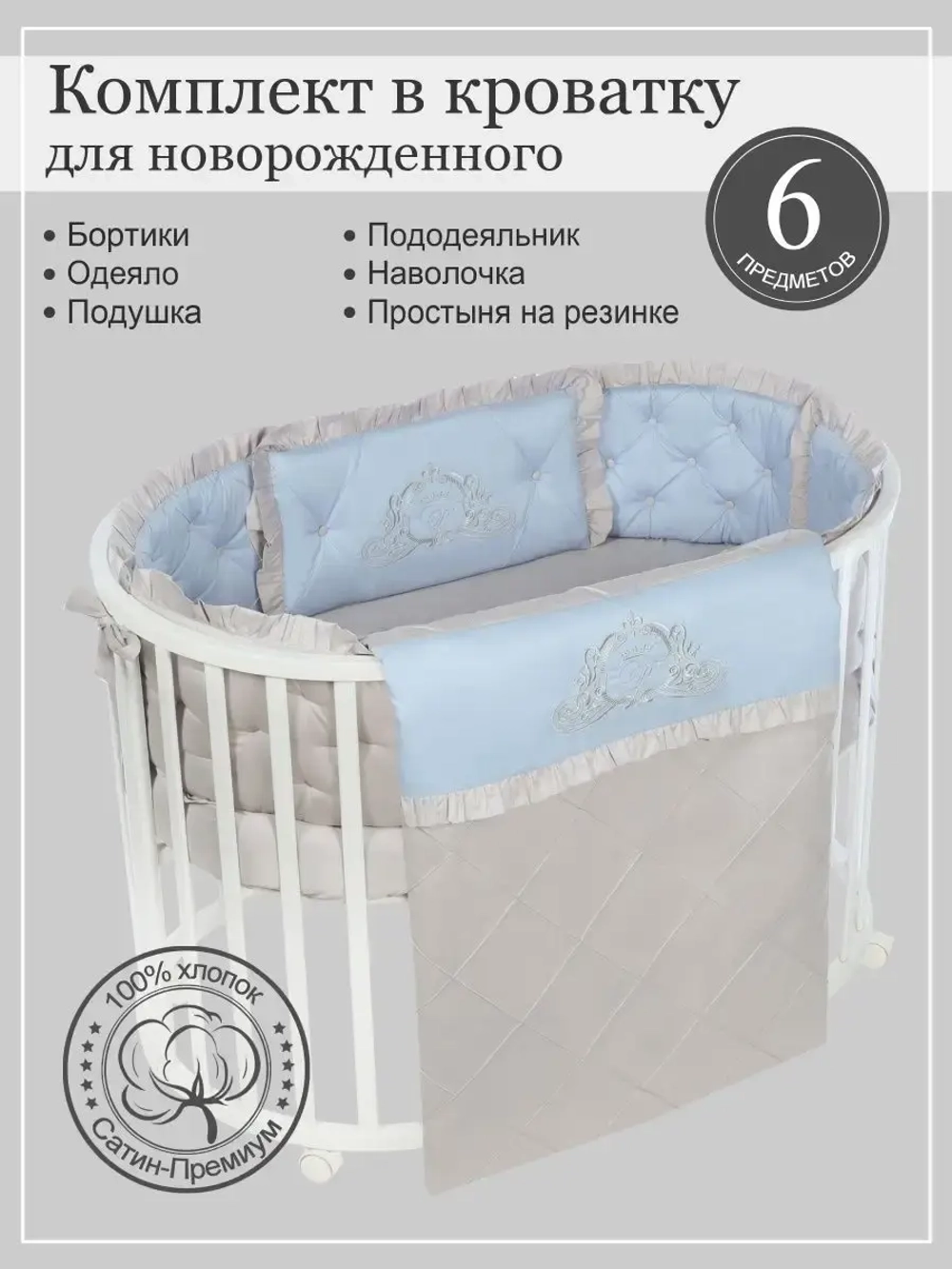 Бортики в кроватку "Patrino"