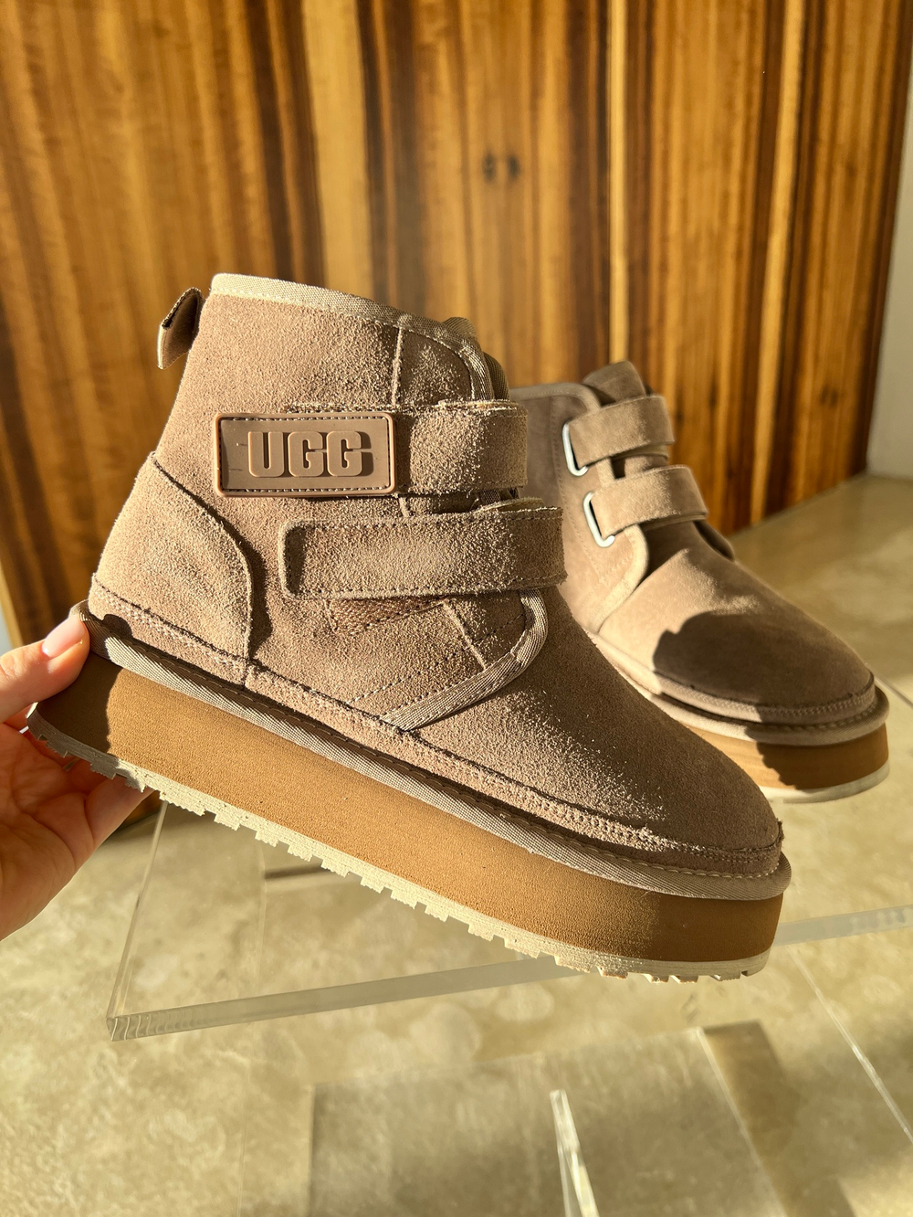 Ботинки угги натуральные