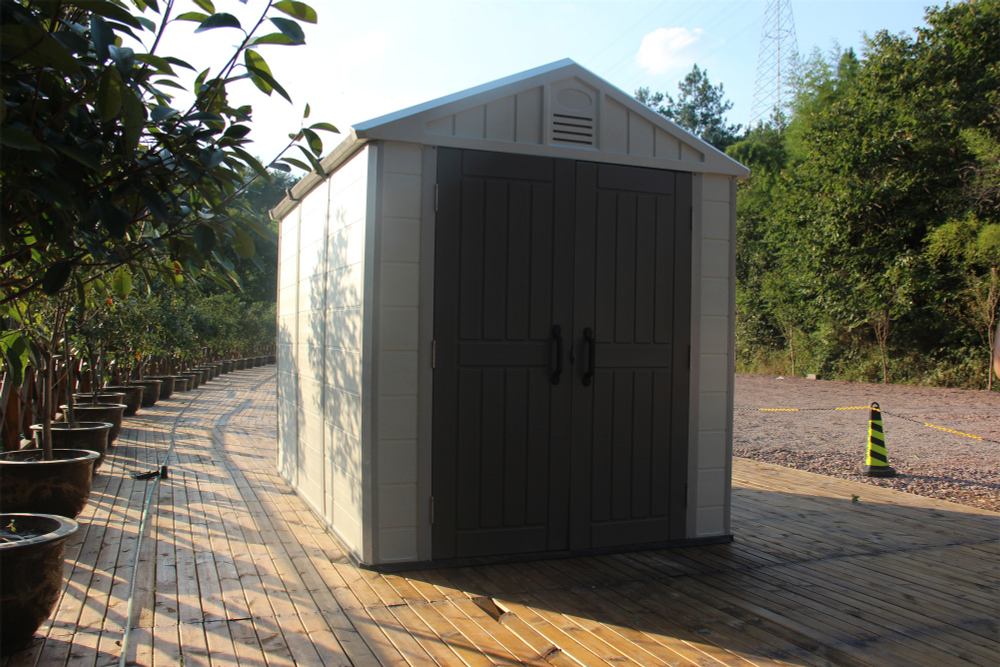 Садовый пластиковый сарай HouzBlock Comfort-3 7,5x11