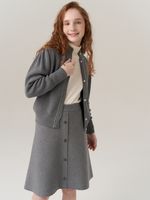 Кардиган для девочки AT1058 серый