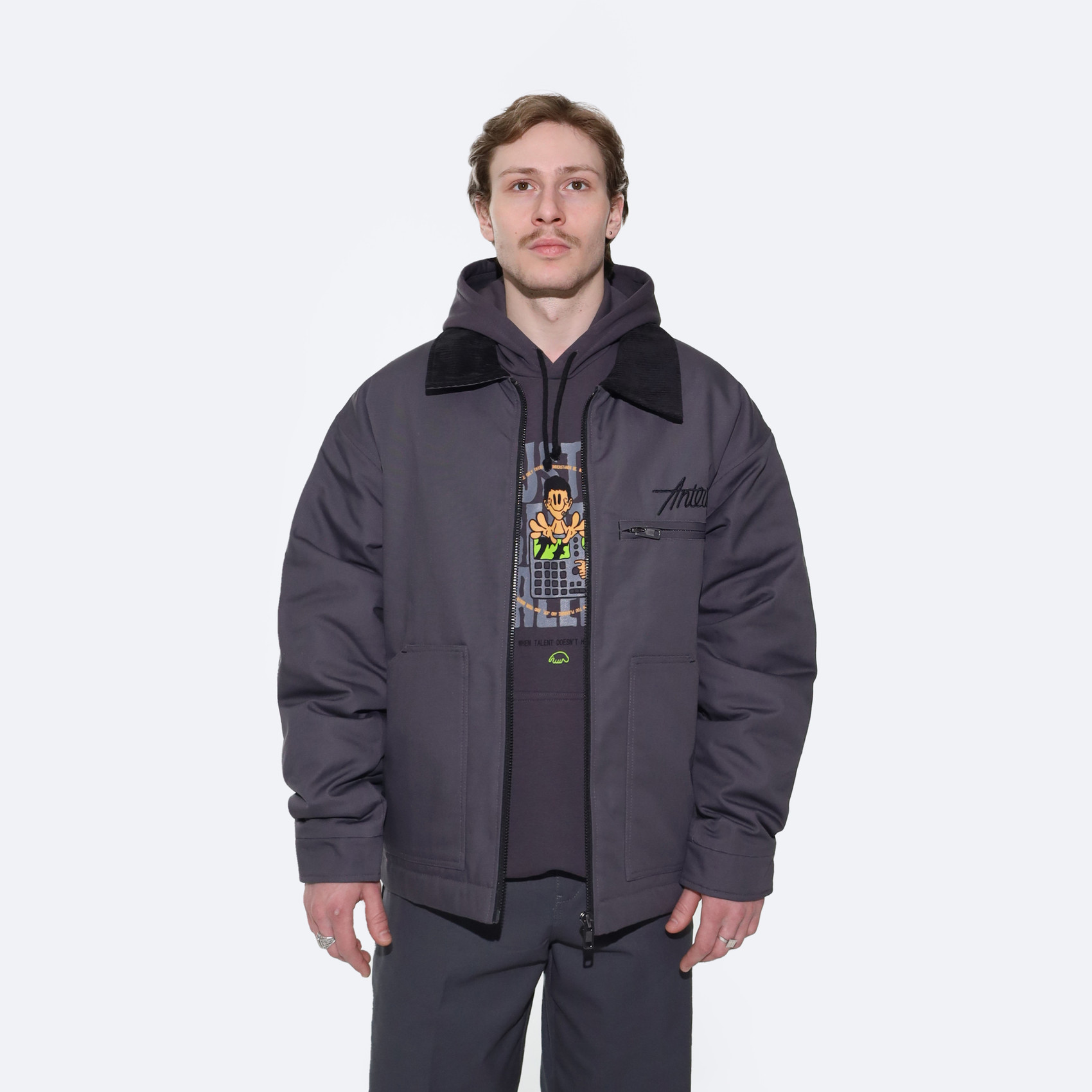 Куртка Anteater WGarage (grey) артикул:Lr20UR5Eidfn33ffnRfJY2 - купить в магазине Дайс