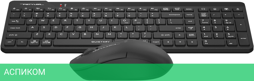Набор периферии A4Tech Fstyler FG2300 Air2 черный