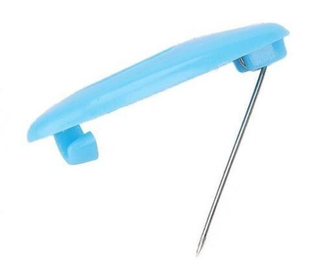 Булавка для белья FSP-P (0333-5240) 35мм, цв.голубой