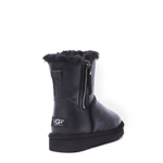 Угги Men's Mini Double Zip Metallic Black