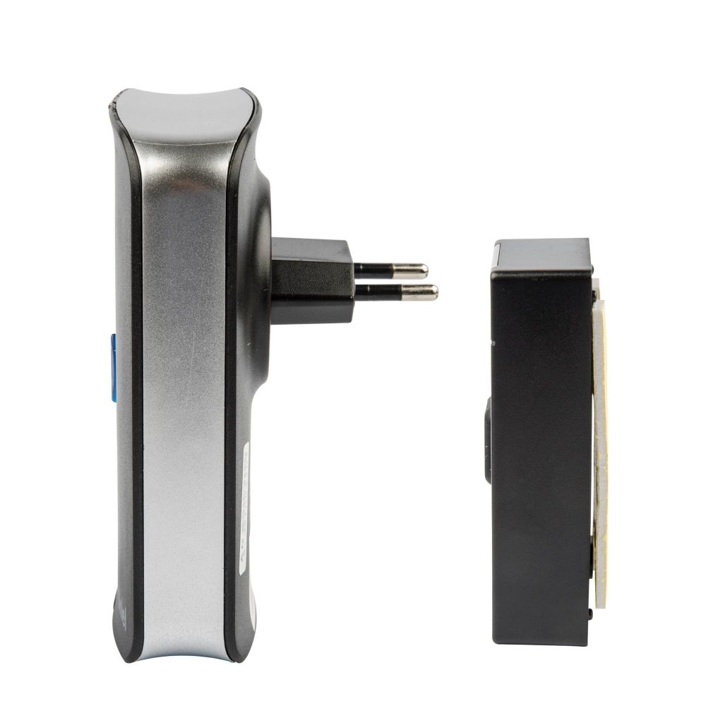 UDB-093W-R1T1-36S-BL-WH Звонок электронный. 220В. 36 мелодий. Блистер. Черный с белым. ТМ Uniel