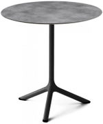 Стол ламинированный обеденный Scab Design Tripe, черный, цементный