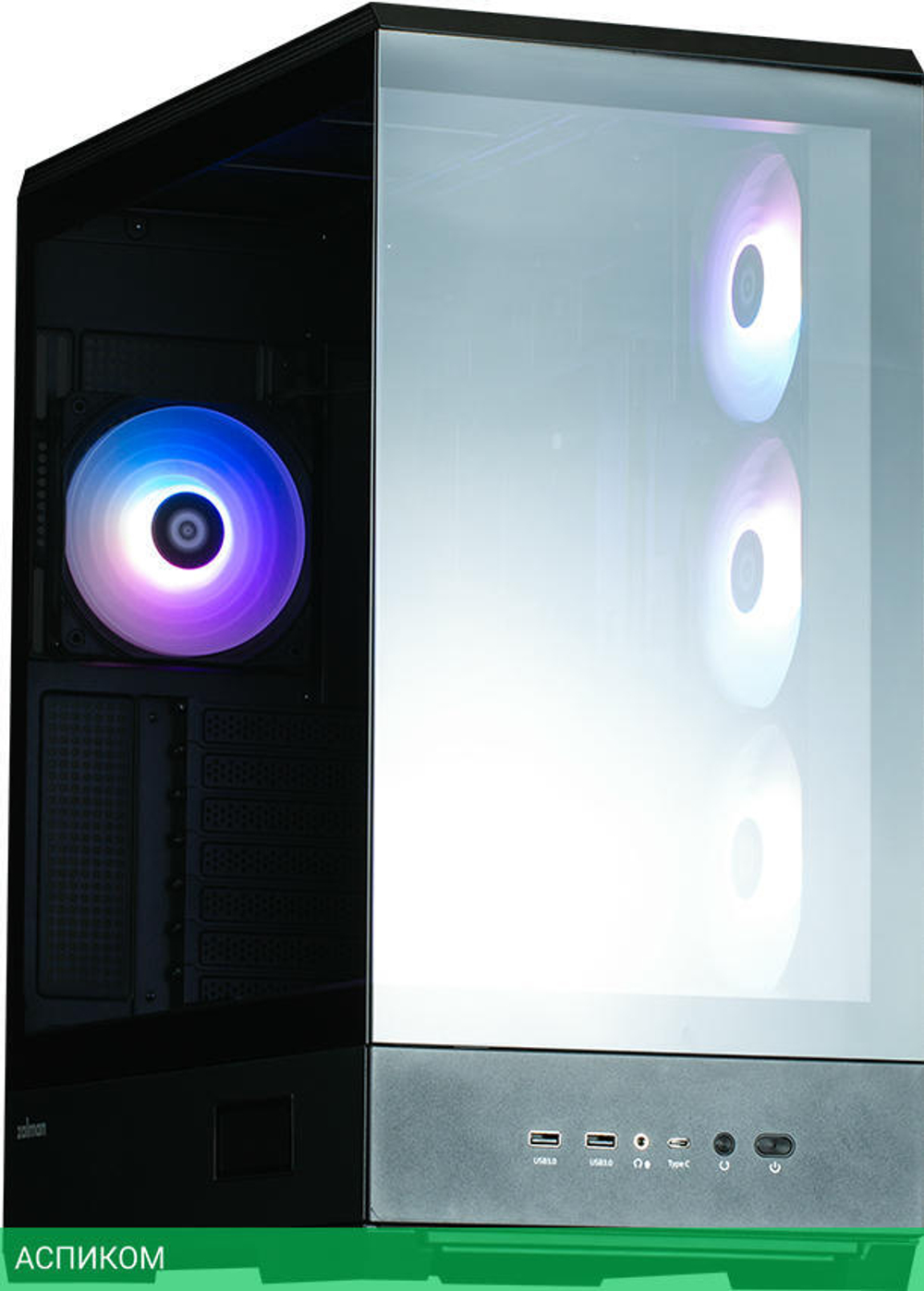 Корпус Zalman P50 DS Black без БП