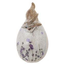 GAEM Фигурка декоративная "Заяц на яйце", L4 W4 H6 см, 2в.