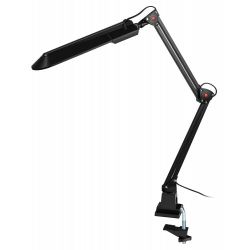 Настольный светильник ЭРА NL-201-G23-11W-BK с лампой PL на струбцине черный