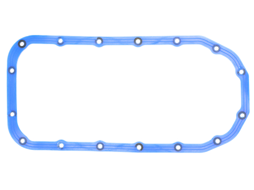 Прокладка поддона маслянного картера ВАЗ 2108-99,2110-12, Калина, Приора, Гранта синий силикон с шайбами (ПТП64)