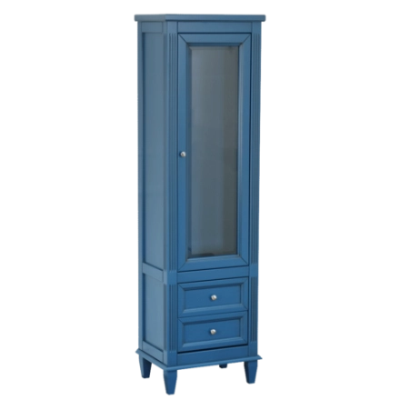 Шкаф-витрина Migliore Kantri 26725 цвет Blue Patinato 58 см