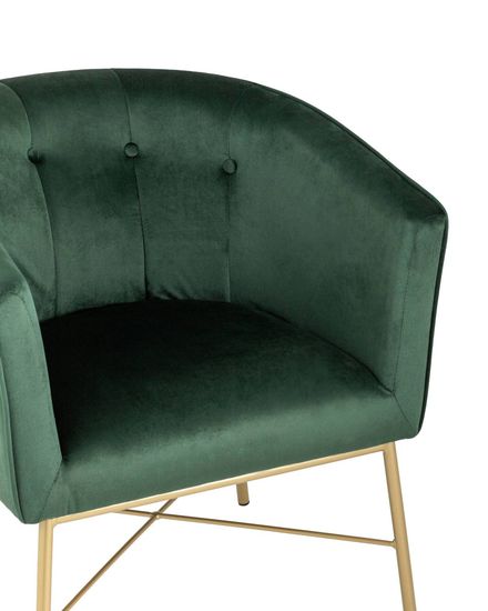 Кресло Шале велюр зеленый