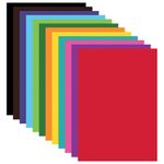 Картон цветной А4 МЕЛОВАННЫЙ EXTRA, 24 листа, 12 цветов, в папке, ЮНЛАНДИЯ, 200х290 мм, 113551