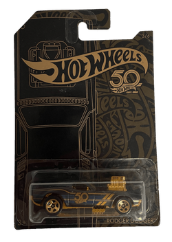 Hot Wheels 50th Anniversary Black & Gold Set 6/6 + Rare '67 Camaro Gold (2018)
