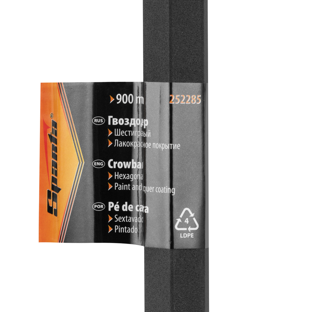 Гвоздодер, 900 мм, шестигранный, окрашенный Sparta 252285