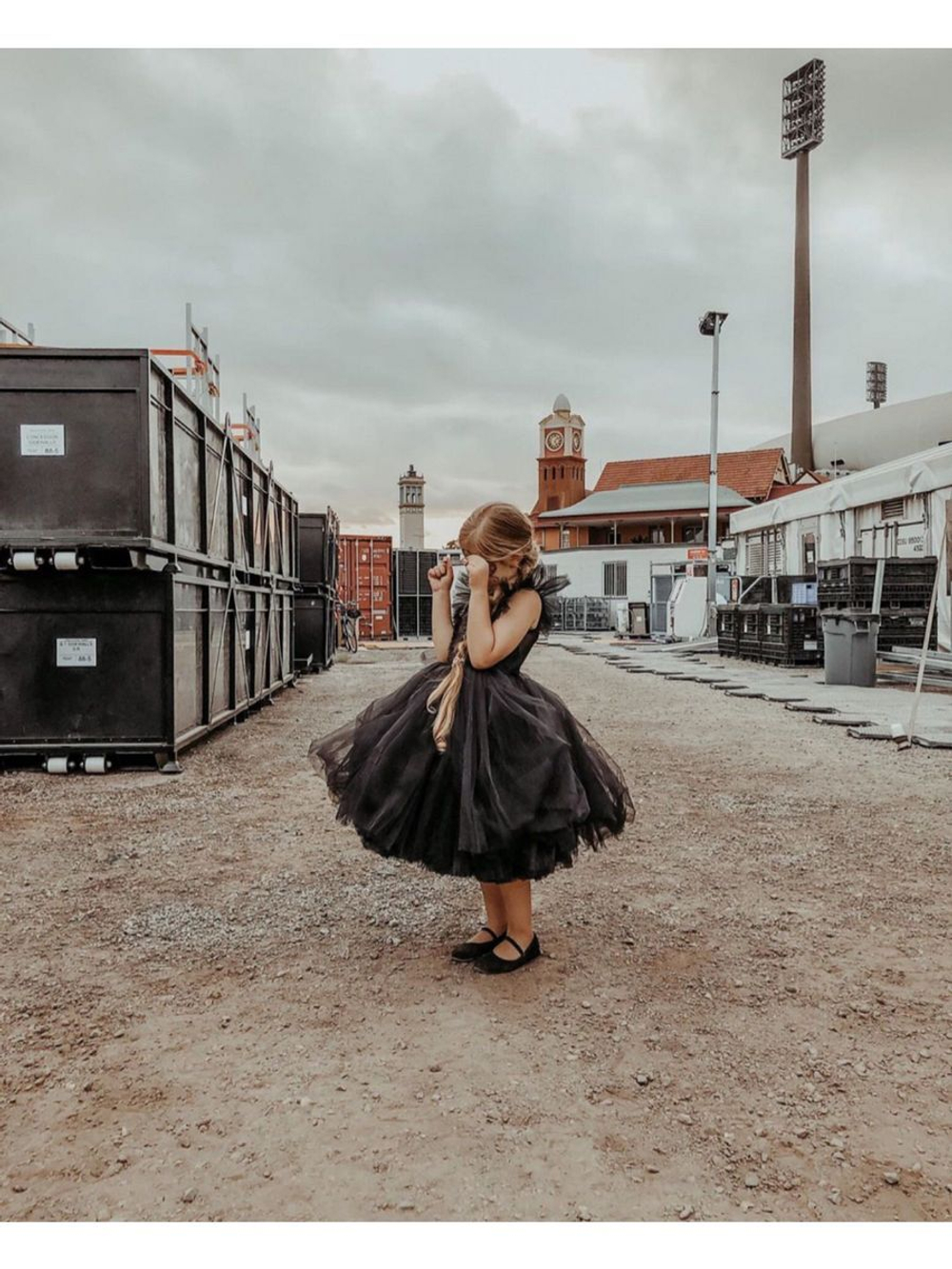 Платье на Хэллоуин в садик Wednesday Addams пышное