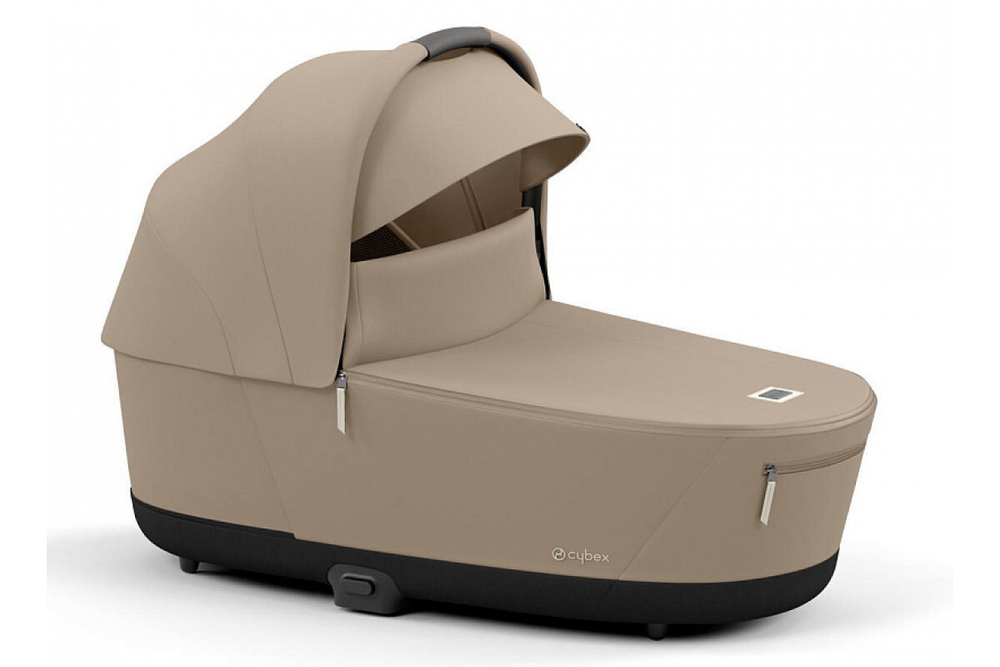 Коляска 2 в 1 Cybex Priam IV Cozy Beige, шасси Matt Black