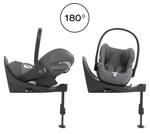 Коляска Cybex Priam IV Chrome Brown complete Cloud T Mirage Grey Plus Base T 4 в 1 Mirage Grey
